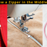 How to Sew a Zipper in the Middle of Fabric