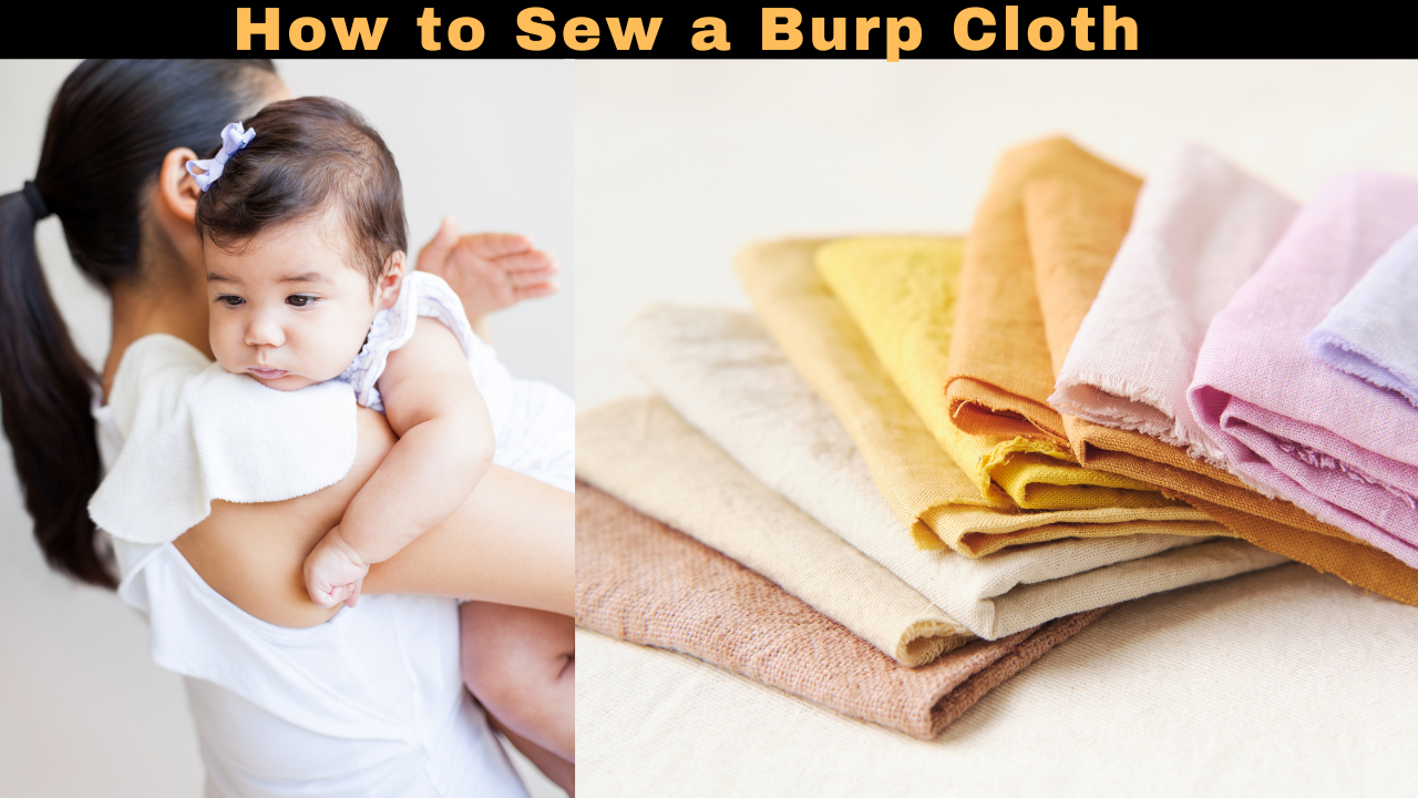 How to Sew a Burp Cloth